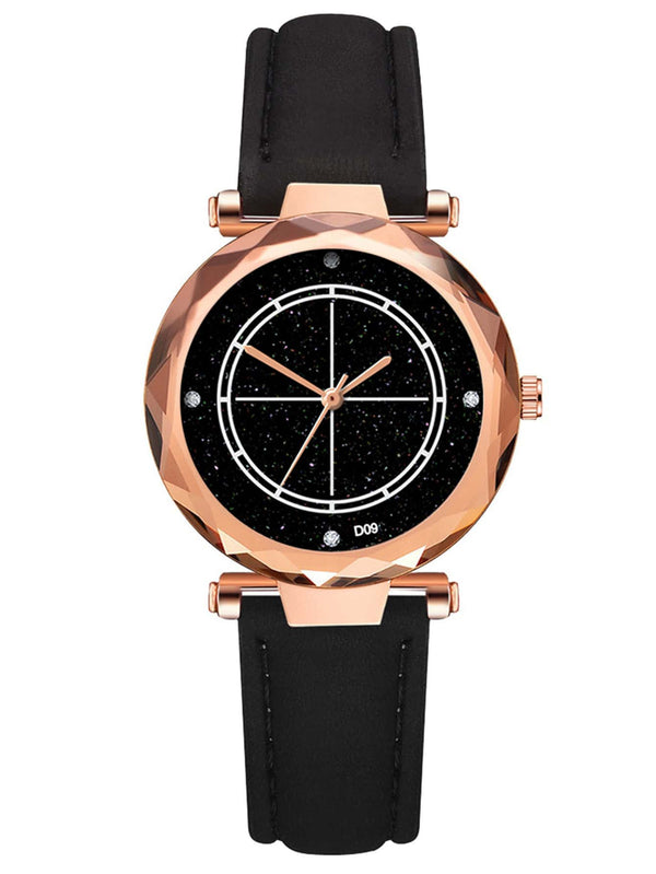 Shein- Starry Sky Dial Quartz Watch