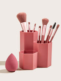 Shein- 8pcs Makeup Brush With Storage Box & Sponge