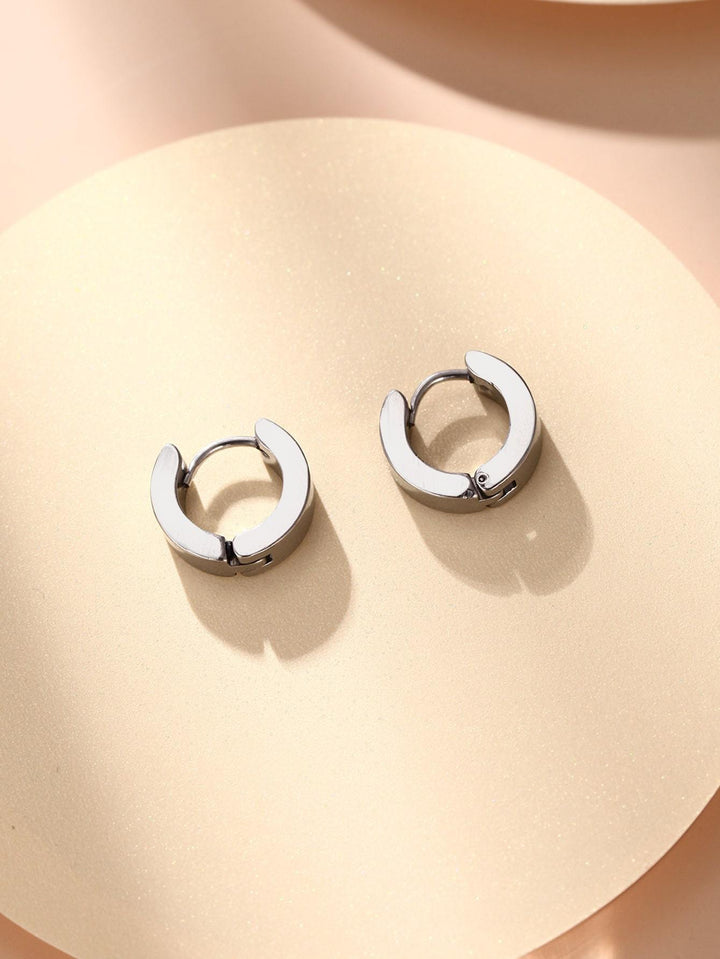 Shein- Simple Hoop Earrings