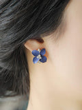 Shein- Rhinestone Flower Decor Earrings