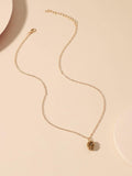 Shein- Pine Cone Pendant Necklace