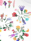 Shein- 40pcs Floral Pattern Random Sticker