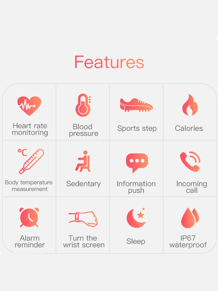 Shein- Heart Rate Monitoring Smart Watch