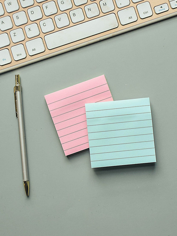 Shein- 1pc Horizontal Line Sticky Note