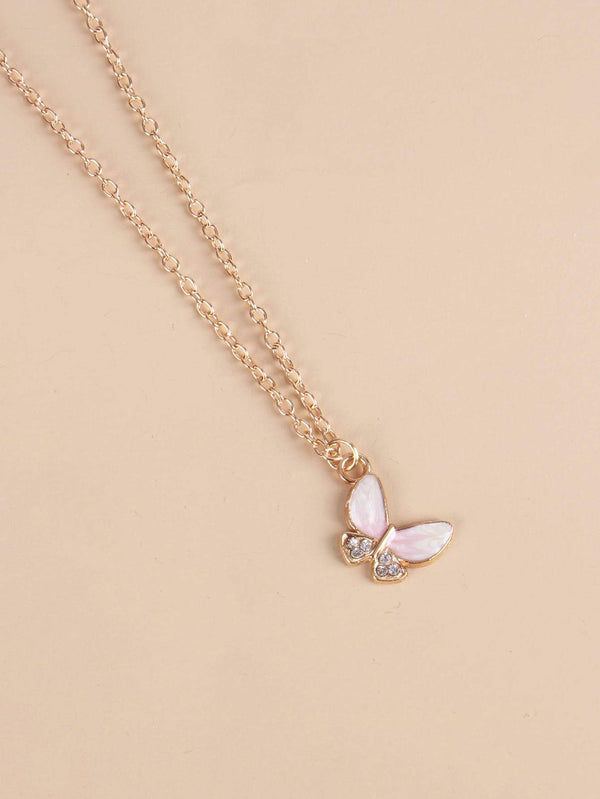 Shein- Butterfly Pendant Necklace