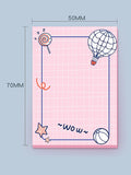 Shein- 1pc Cartoon Graphic Random Memo Pad