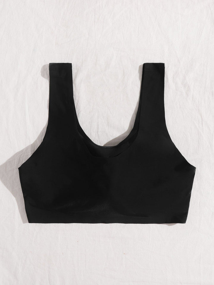 Shein- Solid Seamless Bralette