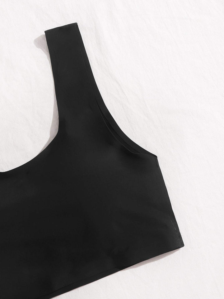 Shein- Solid Seamless Bralette