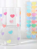 Shein- 1pc Random Glitter Heart Sticker