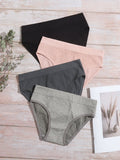 Shein-  4pack Solid Textured Panty Set