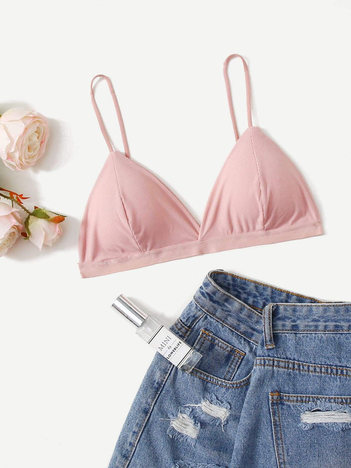 Shein- Solid Bralette