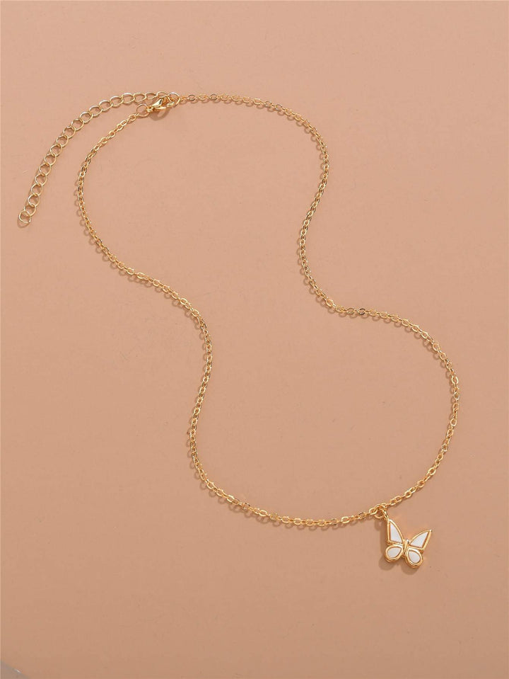 Shein- Butterfly Charm Necklace