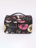 Shein- Rose Pattern Makeup Bag