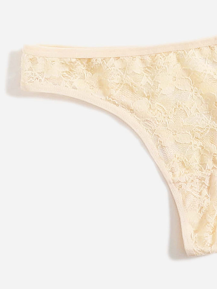 Shein- 3pack Floral Lace Panty Set