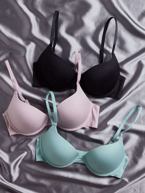 Shein- 3pack Super Push Up Bra Set