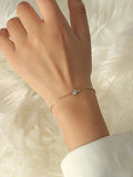 Shein - Bracelet Decorated With Cubic Zirconia