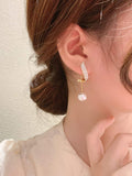 Shein- Rhinestone Decor Earrings
