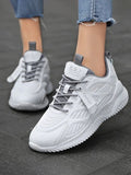 Shein- Letter Graphic Mesh Panel Sneakers