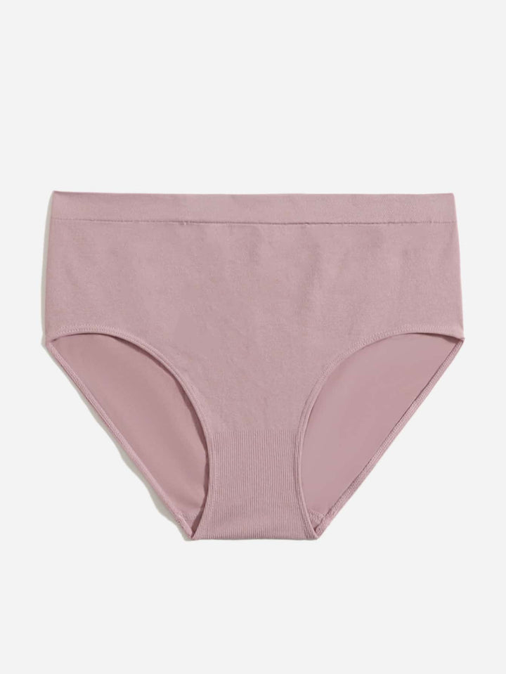 Shein-Solid Brief Panty