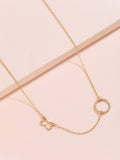 Shein- Round Charm Necklace