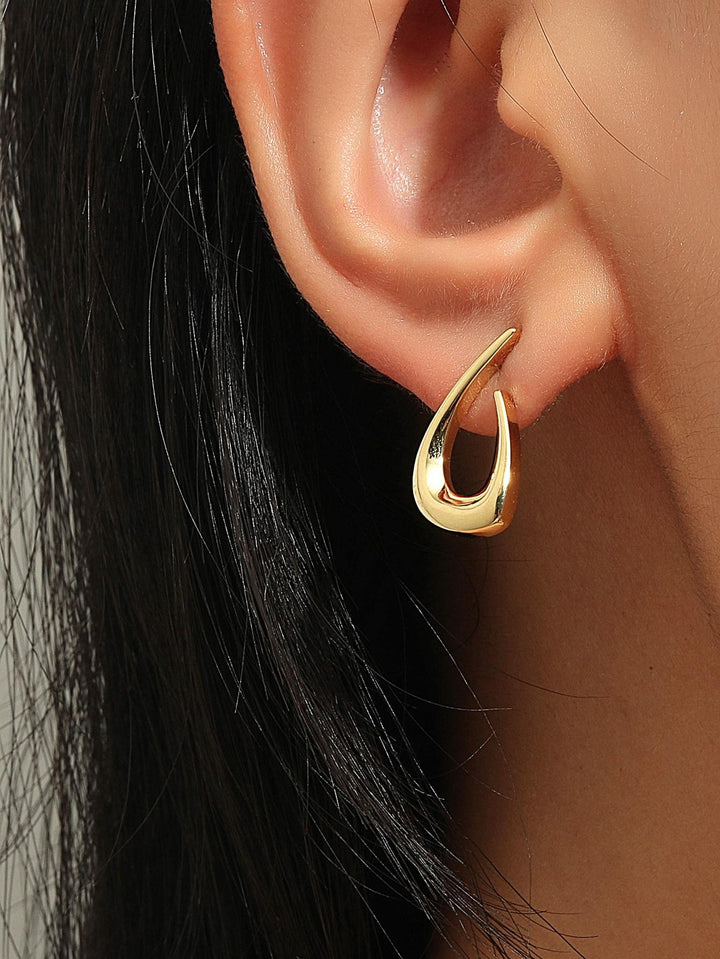 Shein-Solid Stud Earrings