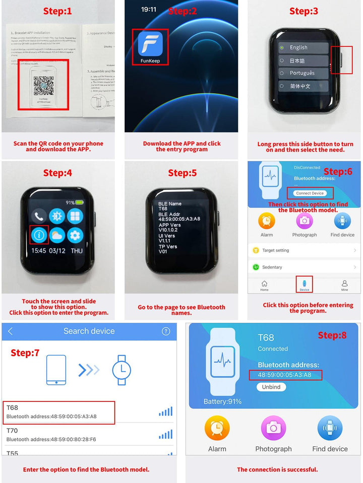 Shein- Heart Rate Monitoring Smart Watch