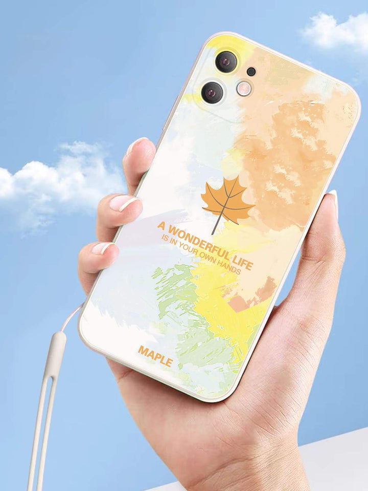 Shein- Leaf Pattern Phone Case