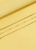 Shein- 3pcs Simple Chain Bracelet