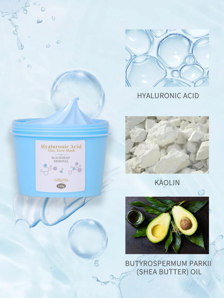 Shein- Hyaluronic Acid Blackhead Removal  Facial Mud