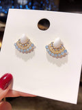 Shein- Rhinestone Decor Earrings