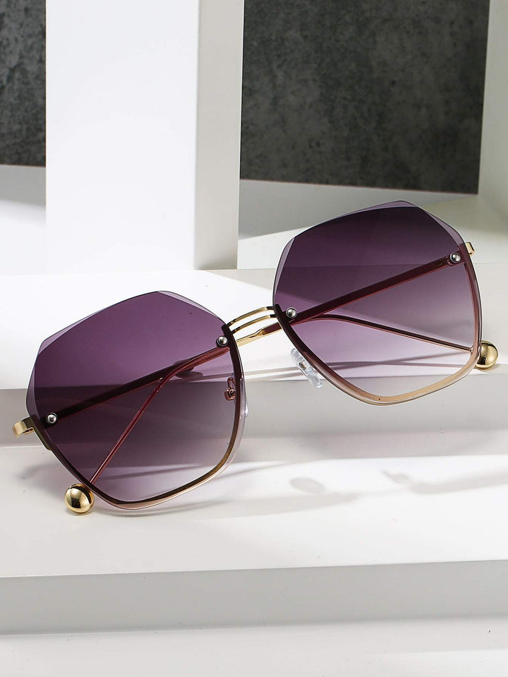 Shein- Metal Frame Sunglasses