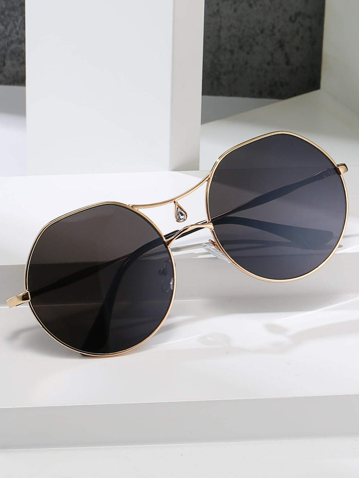 Shein- Metal Frame Sunglasses