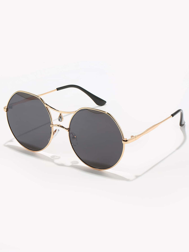 Shein- Metal Frame Sunglasses