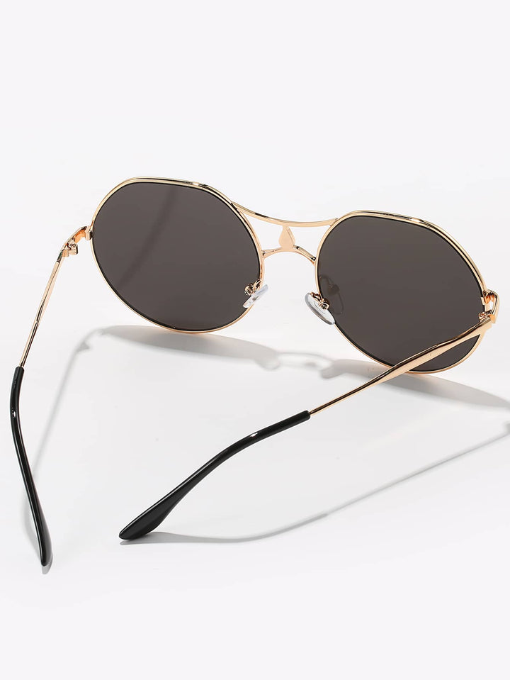 Shein- Metal Frame Sunglasses