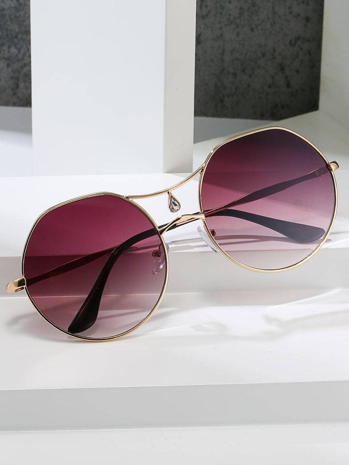 Shein- Metal Frame Sunglasses