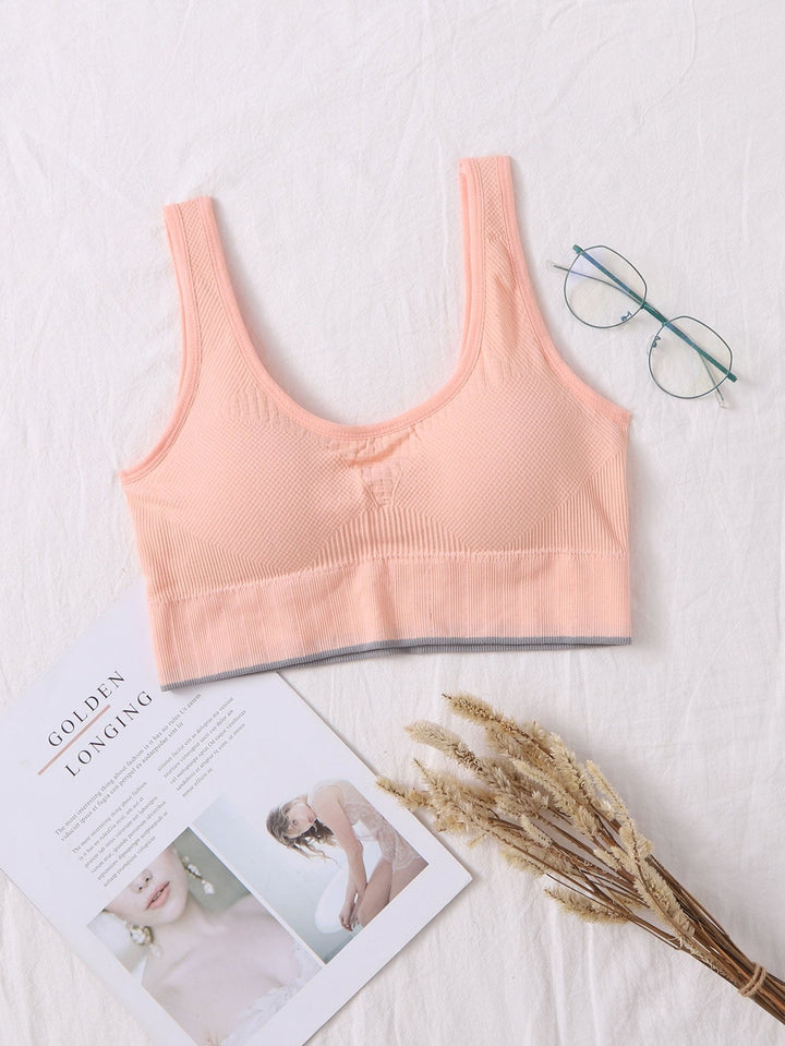 Shein- Plain Seamless Bralette