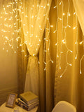Shein - Basic Living Curtain Decorative String Light With 96Pcs Bulb