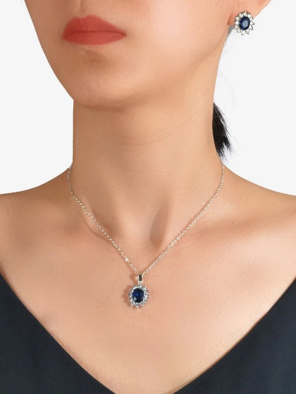 Shein- 3pcs rhinestone embellishment jewelry set