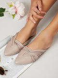 Shein- Muller shoes modest details closed toe