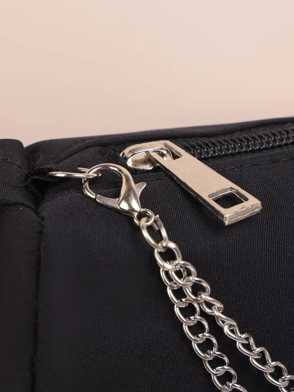 Shein Butterfly Chain Baguette Bag – Bagallery
