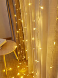 Shein- 1pc 5m Curtain Decorative String Light With 50pcs Bulb