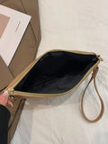 Shein- Geometric Clutch Bag With Wristlet