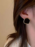 Shein- Geometric stud earrings