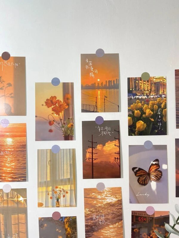Shein- 30pcs Landscape Pattern Postcard