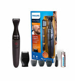 Philips- Multigroom Series 1000 Ultra Precise Beard Styler With DualCut Technology For Men MG1100