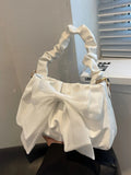 Shein- Bow Decor Ruched Bag