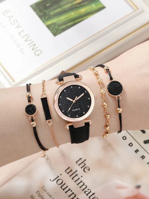 Grealy Womens Square Diamond Watch With Gold/Rose Gold And Equilibrium  Sparkle Bracelet And Box 2018 New Arrival From Hilaryw, $16.58 | DHgate.Com