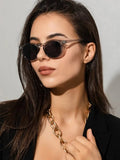 Shein- Round frame sunglasses