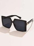 Shein- Sunglasses with tinted lenses and acrylic frames