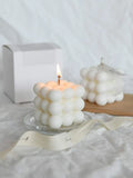 SHEIN 1pc candle silicone mold